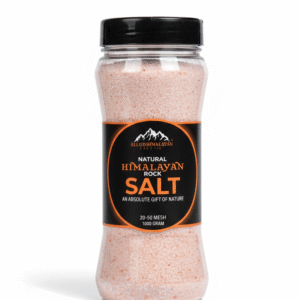 1kg Allied Himalayan Pink Salt | PET Shaker Bottle | Fine–Medium Grain (20–50 Mesh) | Bulk Natural Cooking Salt | Great Value Pack