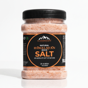 400g Allied Himalayan Pink Salt | Reusable Storage Jar | Fine–Medium Grain (20–50 Mesh) | Pure Natural Edible Salt