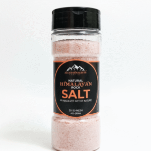 400g Allied Himalayan Pink Salt (2) | PET Shaker | Fine–Medium Grain (20–50 Mesh) | Everyday Natural Cooking Salt